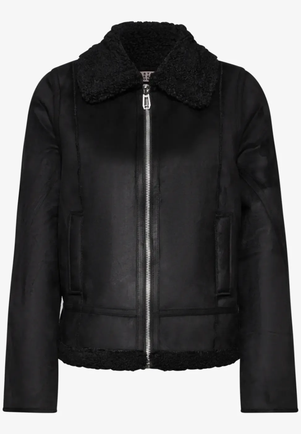 Veste courte teddy