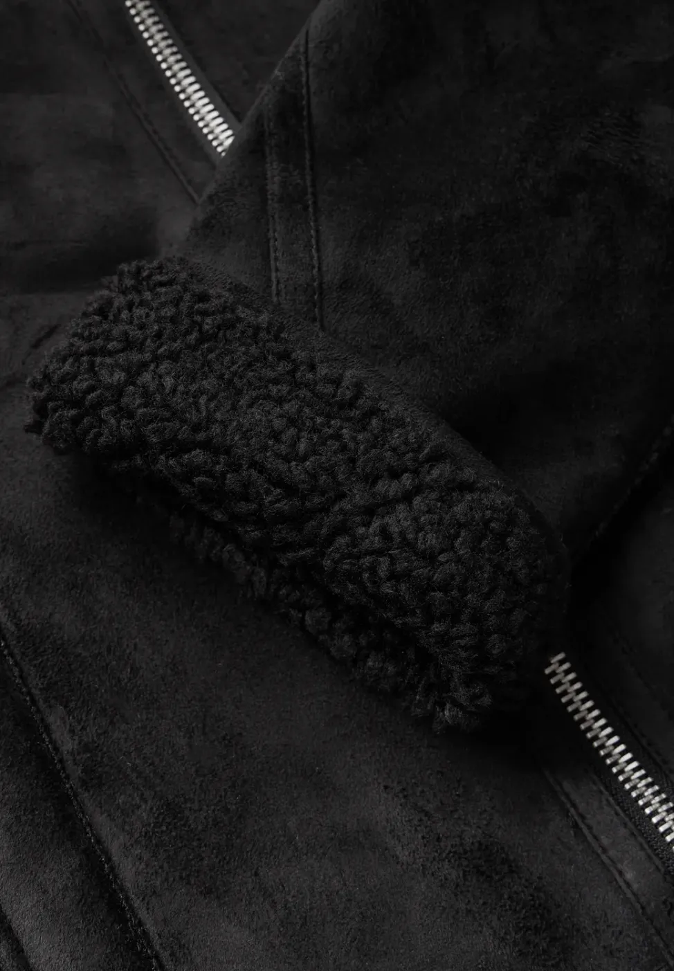 Veste courte teddy