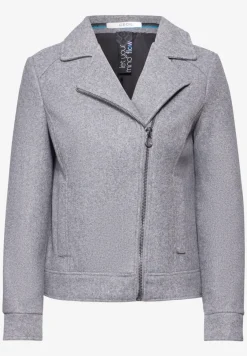 Veste de motard effet laine