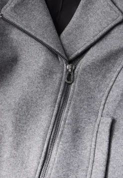 Veste de motard effet laine