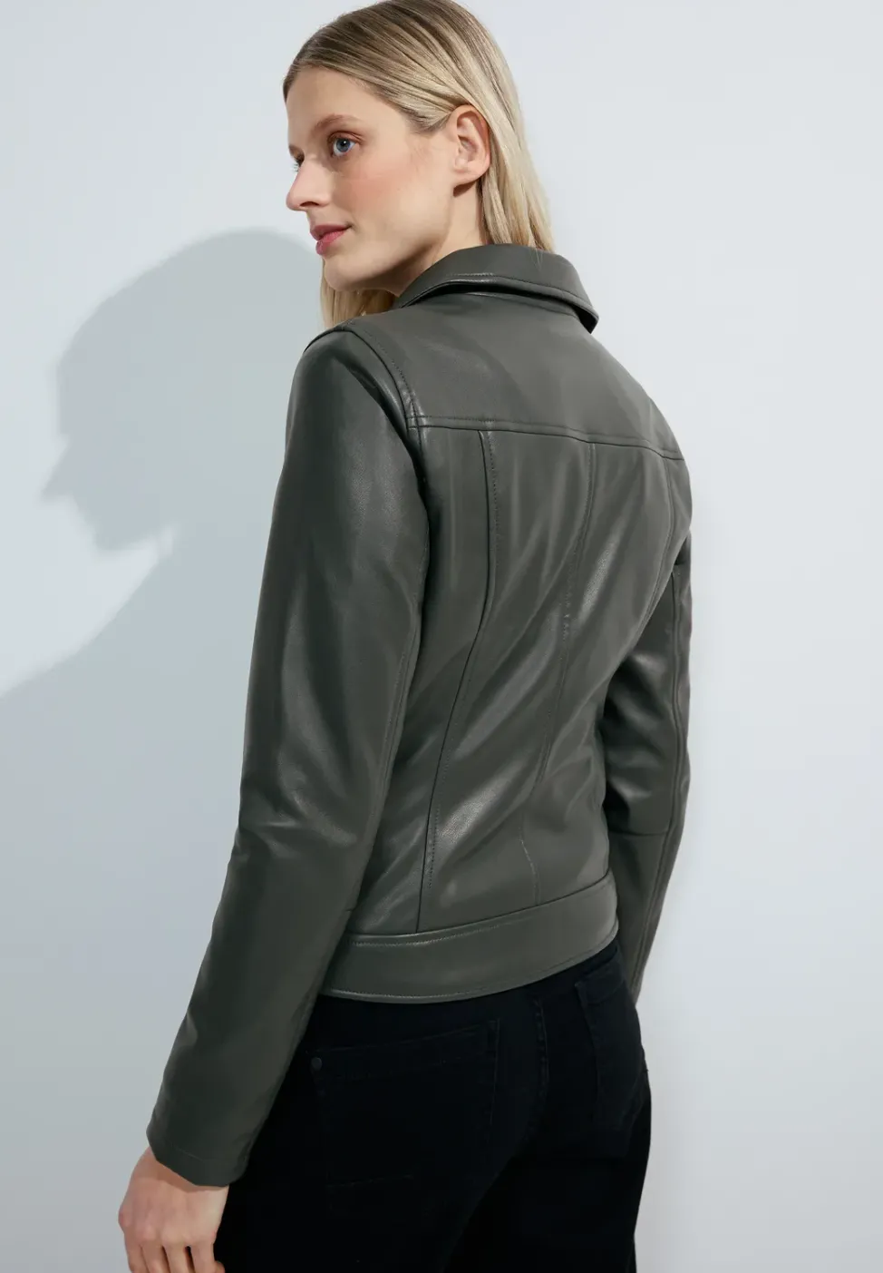 Veste de motard en PU