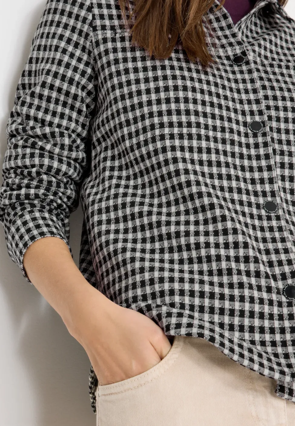 Veste d'intérieur Jacquard Check