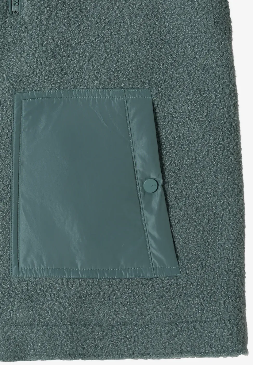 Veste douillette avec détails