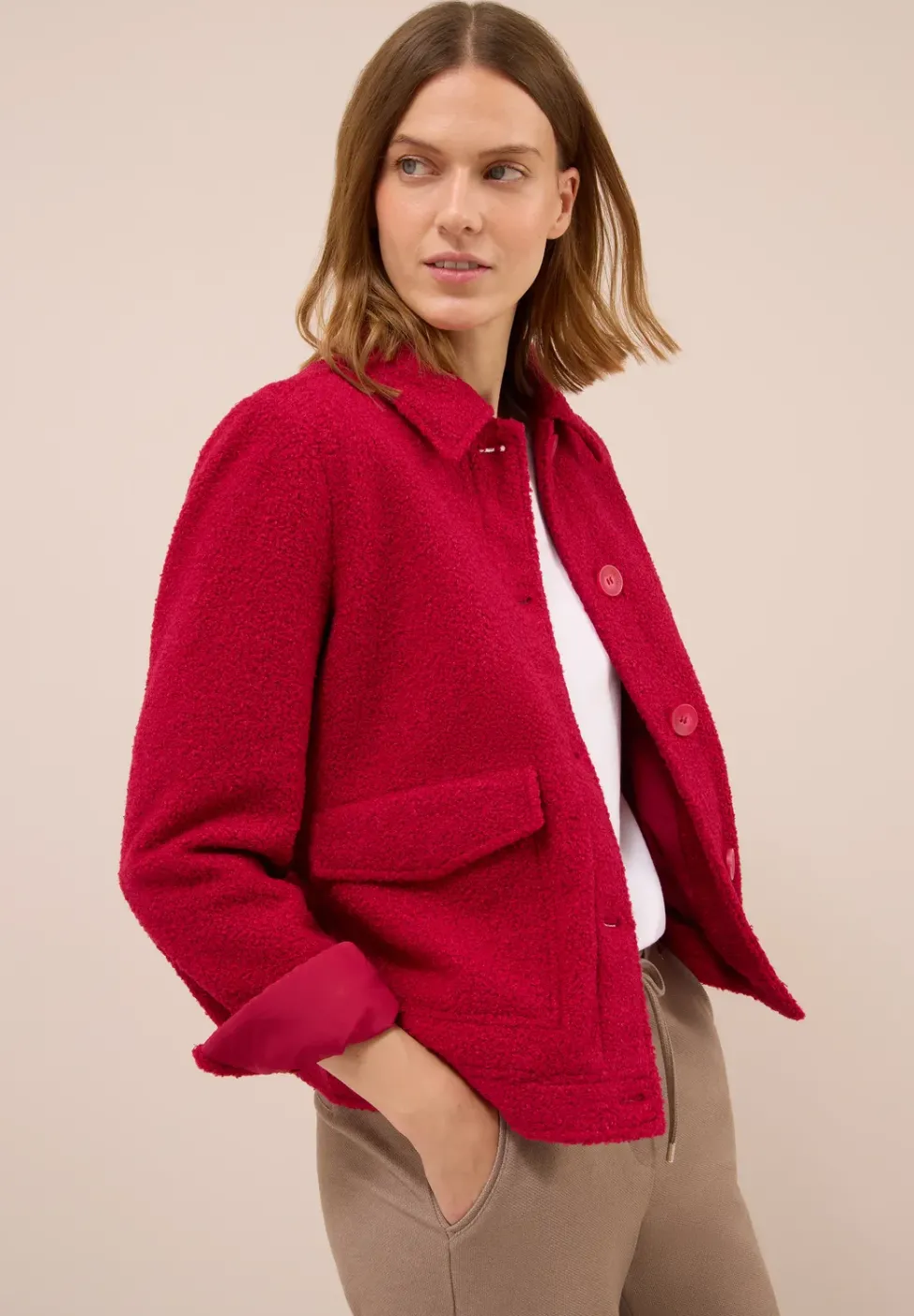 Veste en aspect laine