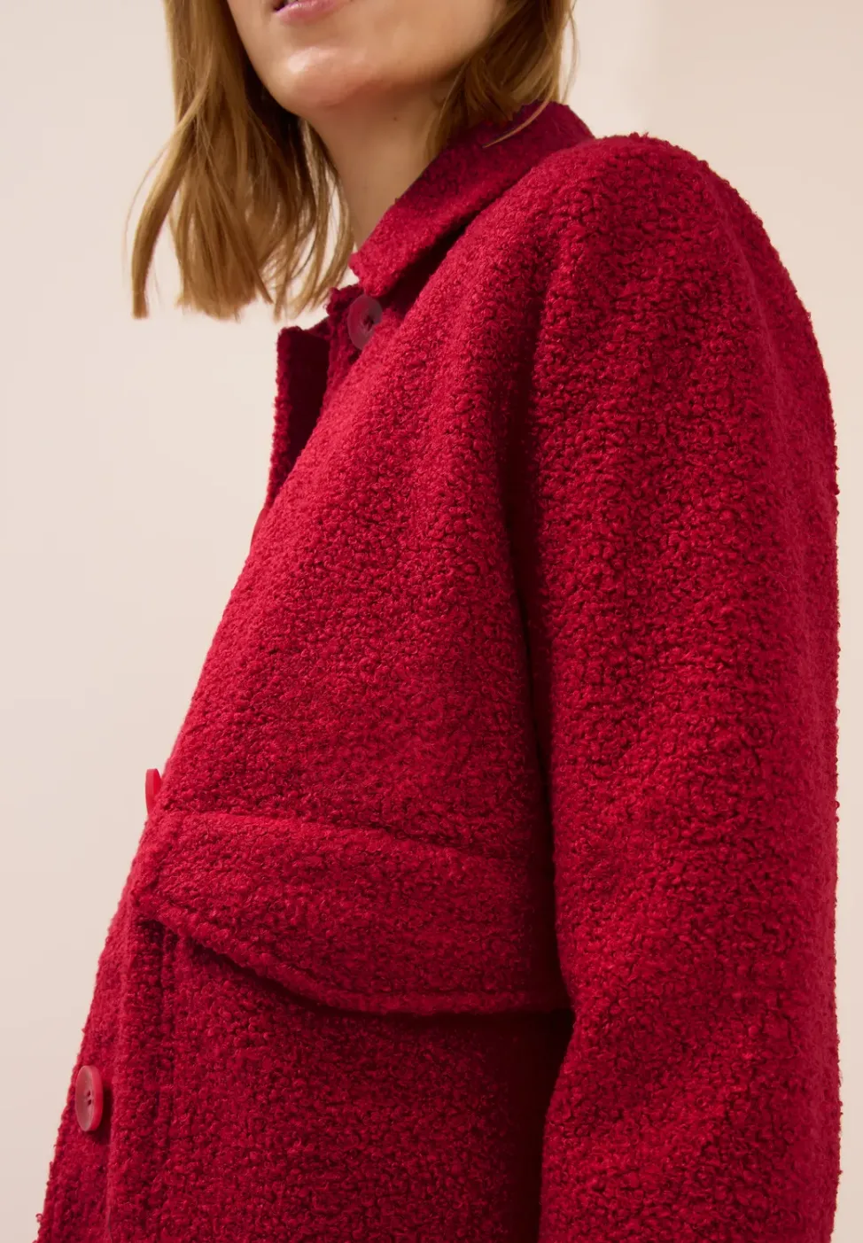 Veste en aspect laine