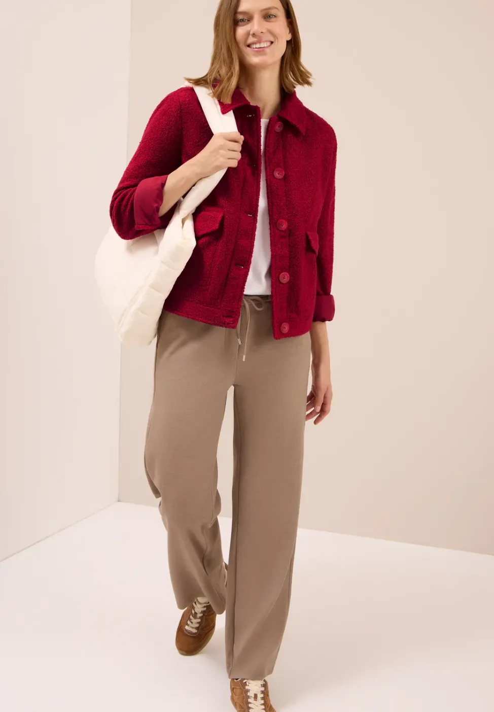 Veste en aspect laine