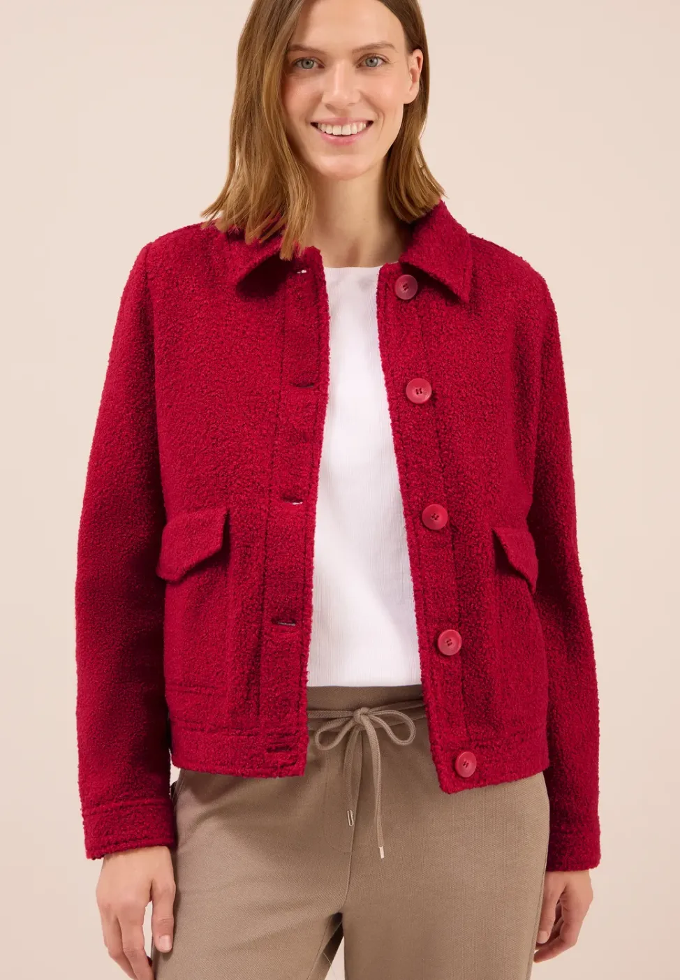 Veste en aspect laine