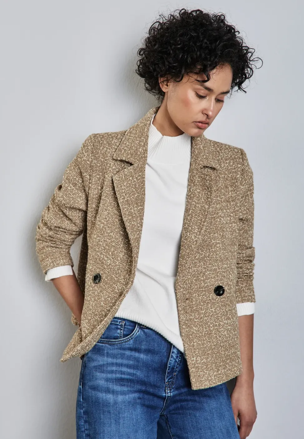 Veste en bouclette