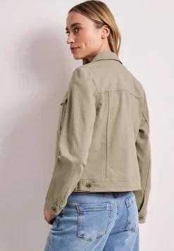 Veste en denim coloré avec poches