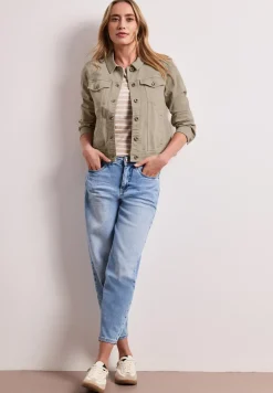 Veste en denim coloré avec poches