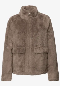 Veste en fausse fourrure