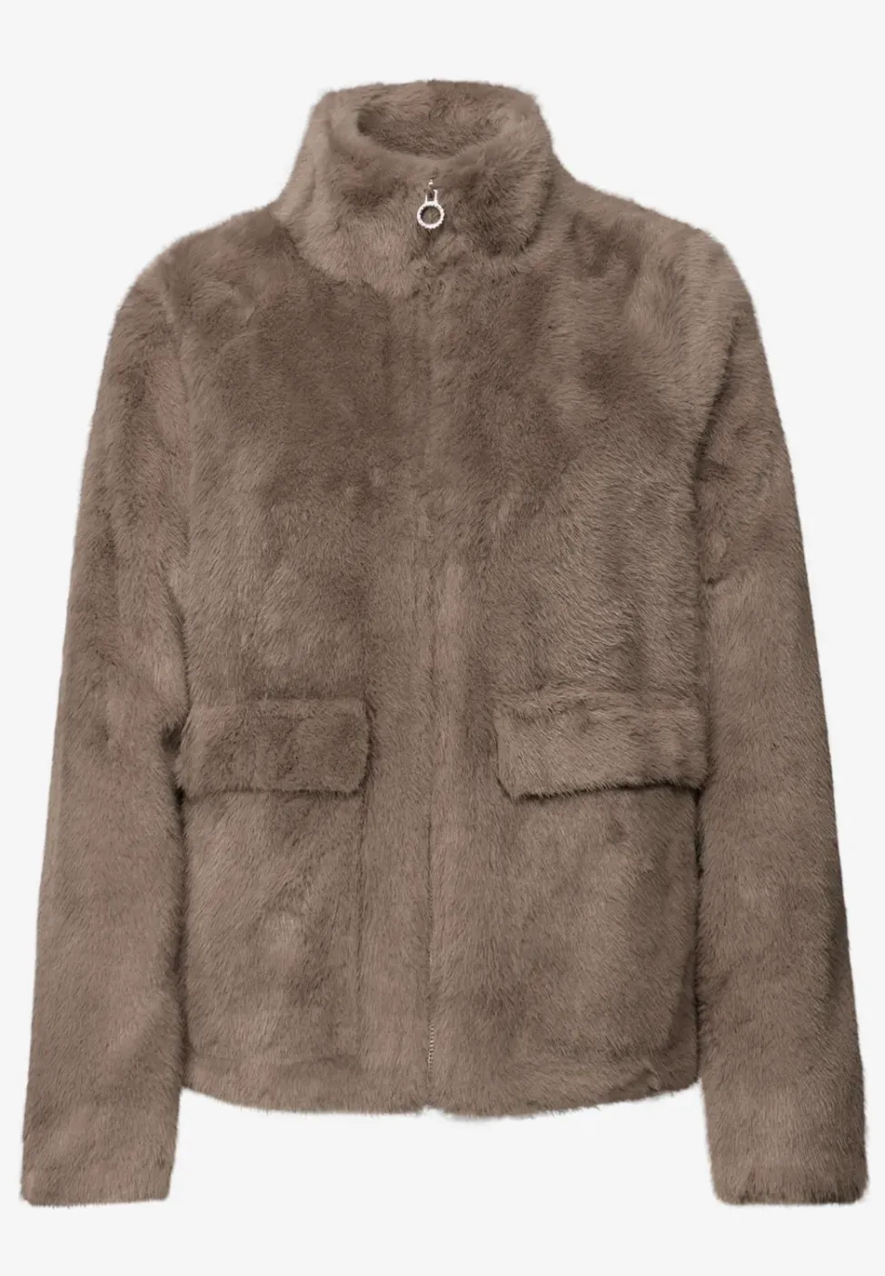 Veste en fausse fourrure