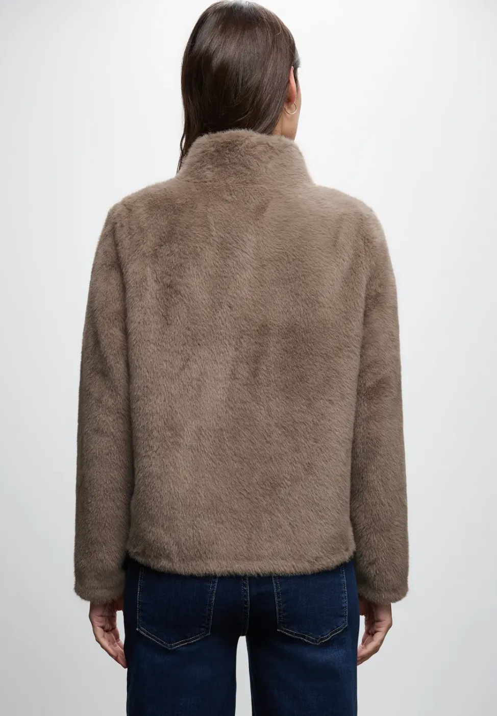 Veste en fausse fourrure