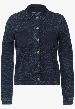 Veste en jean au look bouclé