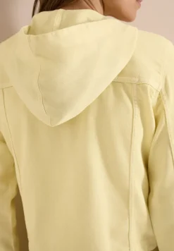 Veste en jean avec capuche et boutons