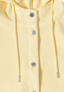 Veste en jean avec capuche et boutons