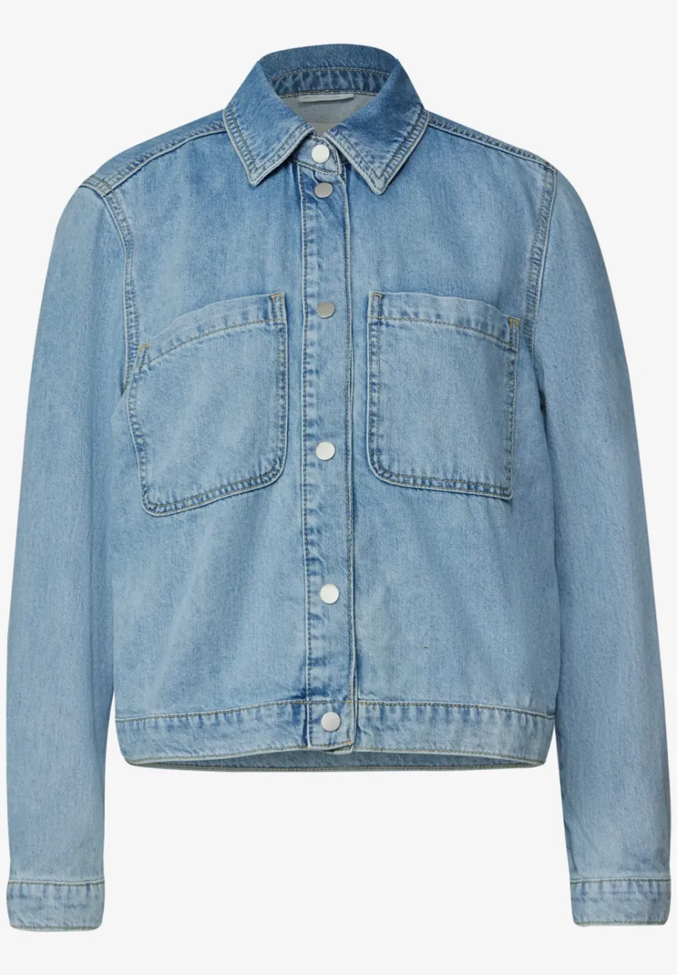 Veste en jean avec poches poitrine