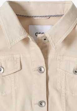 Veste en jean avec poches poitrine et boutons