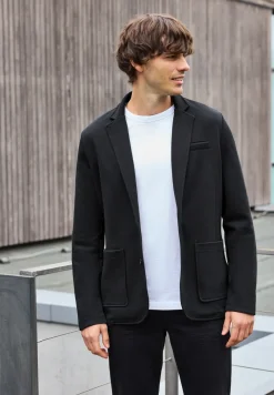 Veste en jersey piqué