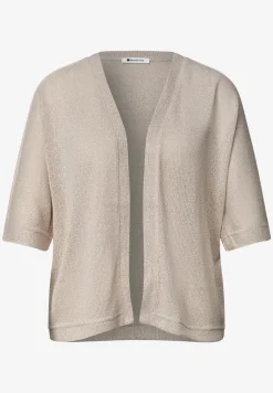 Veste en maille pailletée à manches courtes