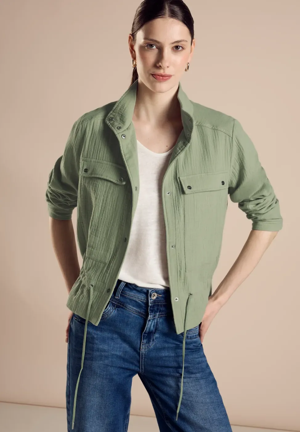 Veste en mousseline