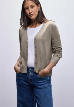 Veste en tricot avec col en V