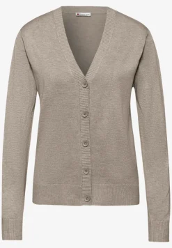 Veste en tricot avec col en V