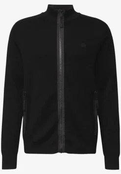 Veste en tricot avec col montant
