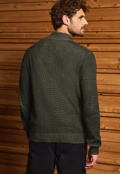 Veste en tricot avec fermeture éclair