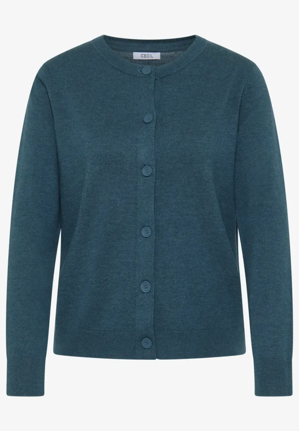 Veste en tricot avec patte de boutonnage
