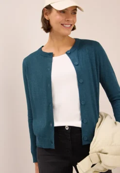 Veste en tricot avec patte de boutonnage