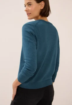 Veste en tricot avec patte de boutonnage