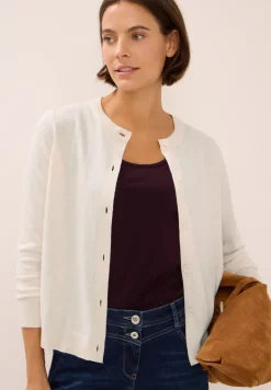 Veste en tricot avec patte de boutonnage