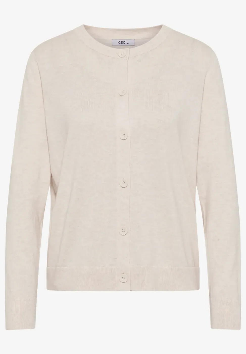Veste en tricot avec patte de boutonnage