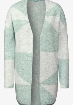 Veste en tricot à motifs