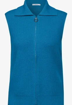 Veste en tricot sans manches