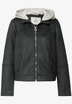 Veste en velours avec capuche