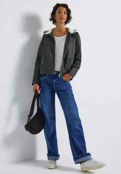 Veste en velours avec capuche
