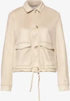 Veste en velours avec fermeture à boutons