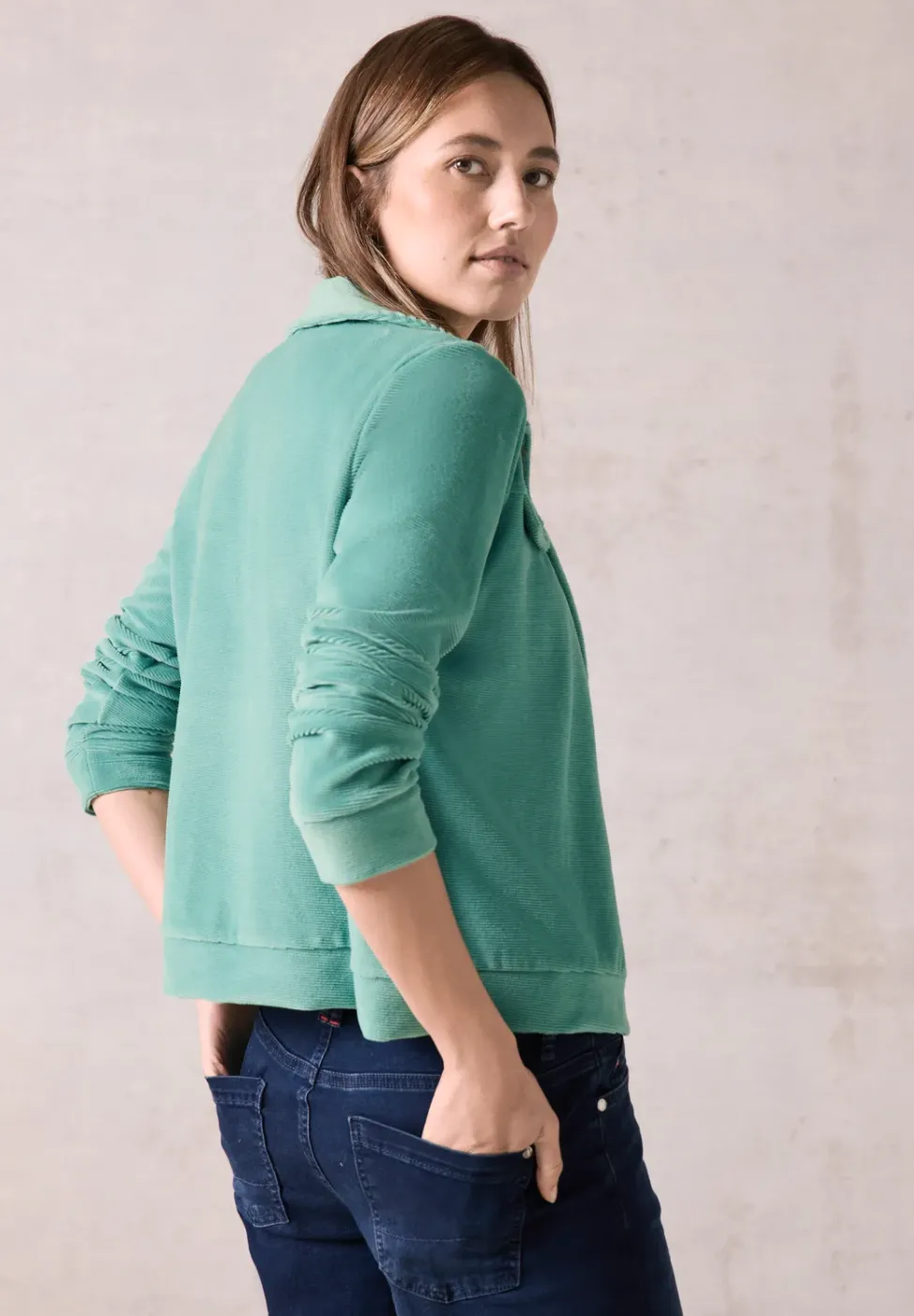 Veste en velours côtelé