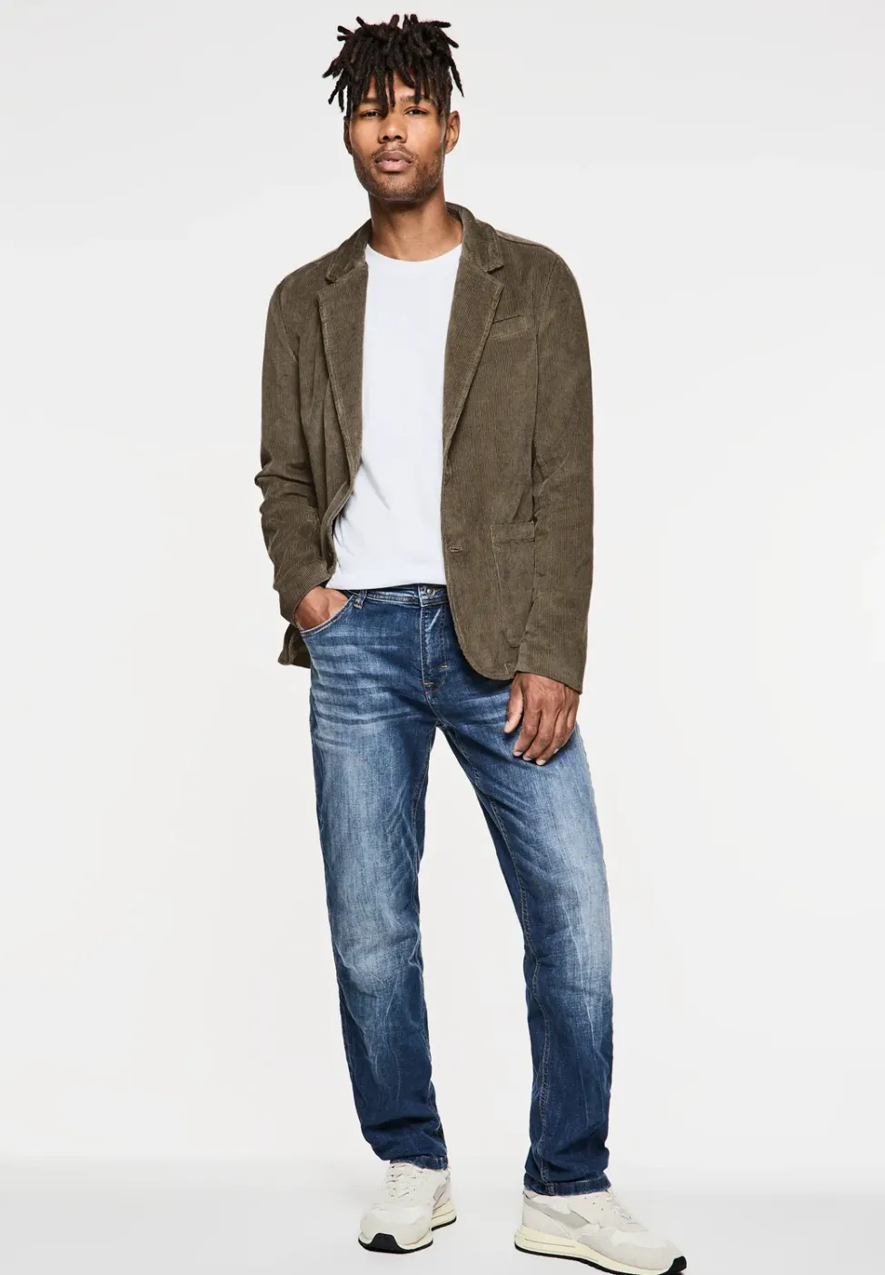 Veste en velours côtelé