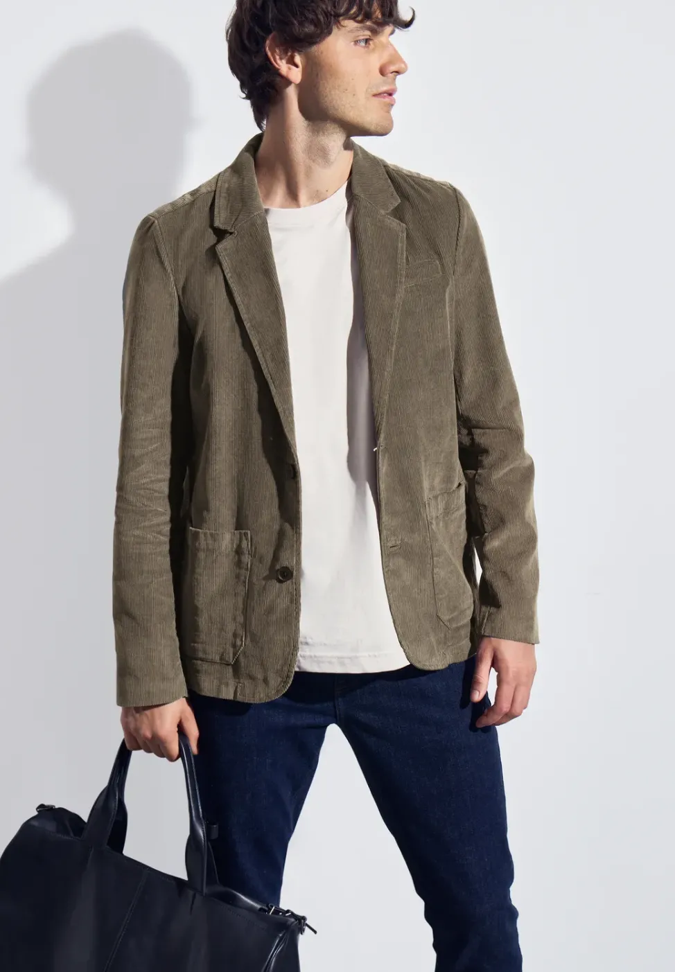 Veste en velours côtelé