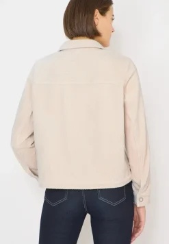 Veste en velours côtelé avec cordon de serrage