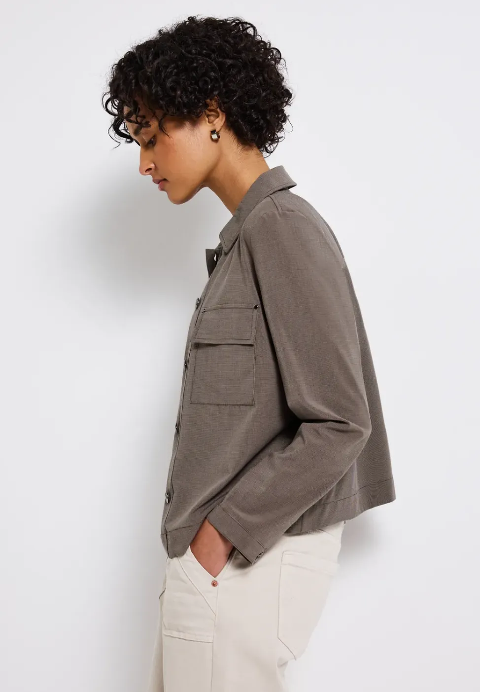 Veste légère en jacquard
