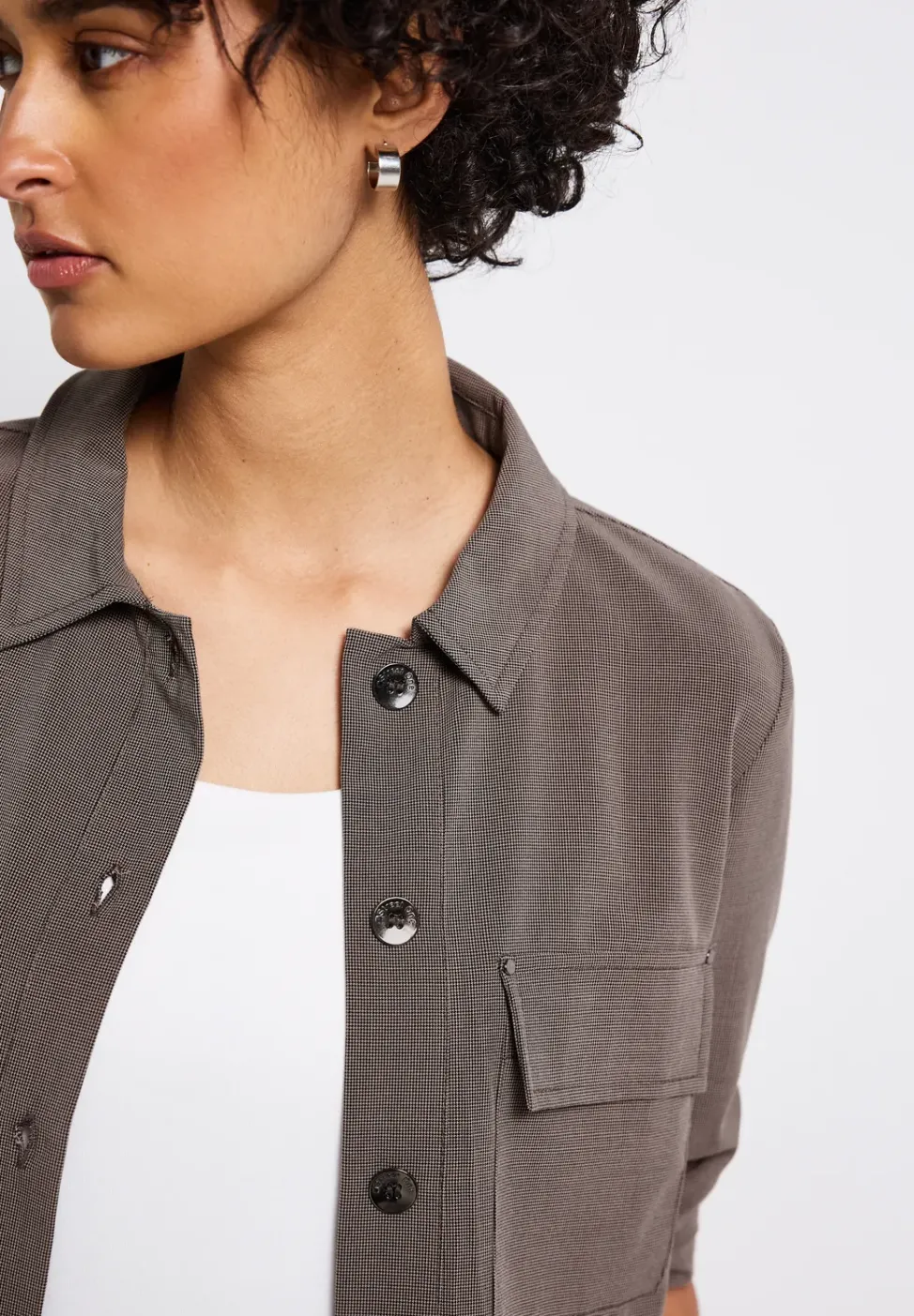 Veste légère en jacquard