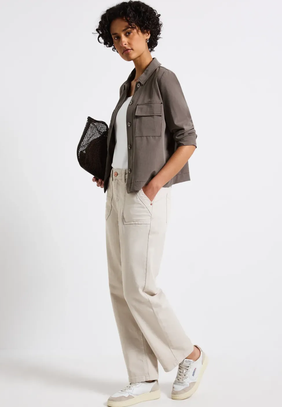 Veste légère en jacquard