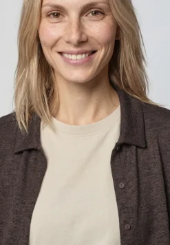 Veste légère Langam aspect lin