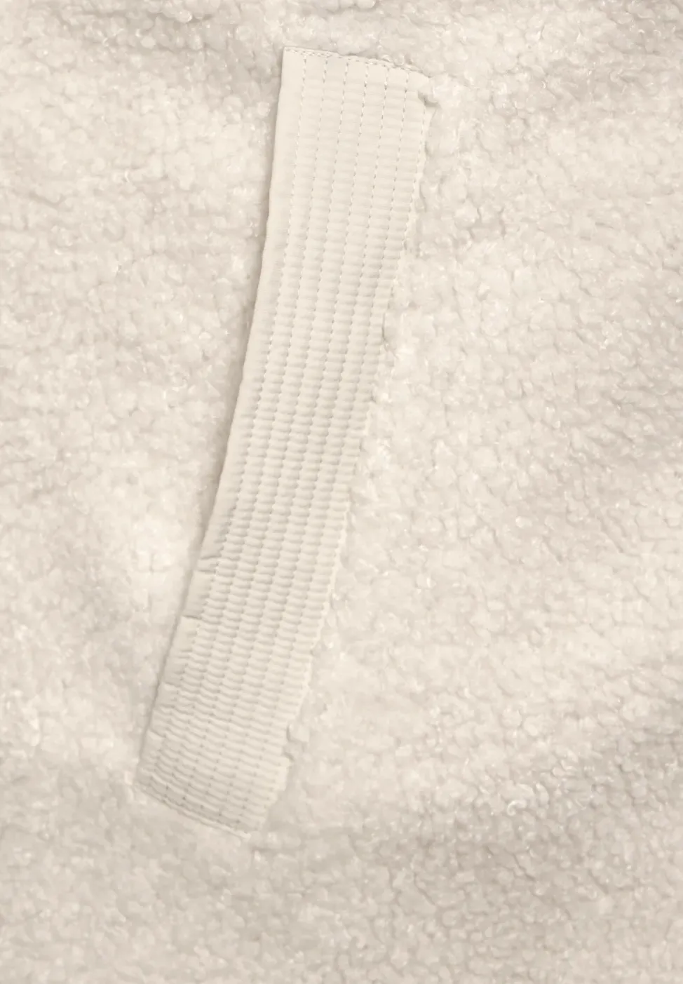 Veste longue en mélange de matières
