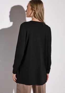 Veste longue en tricot