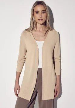 Veste longue en tricot
